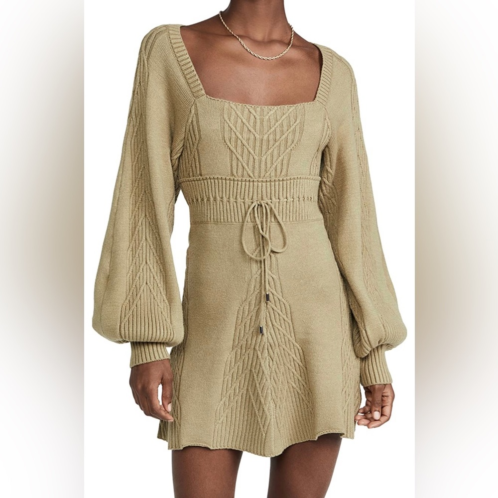 free people emmaline sweater dress- small
